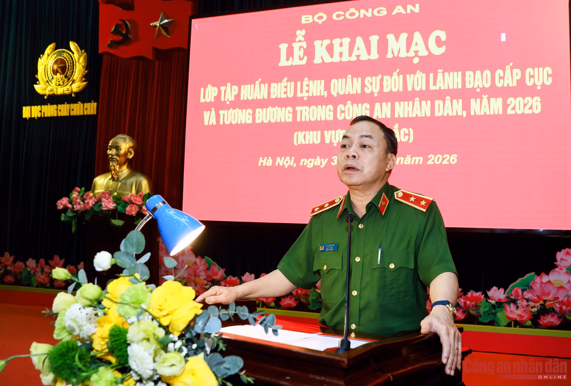 Nâng cao chất lượng công tác điều lệnh, quân sự, võ thuật trong Công an nhân dân -0