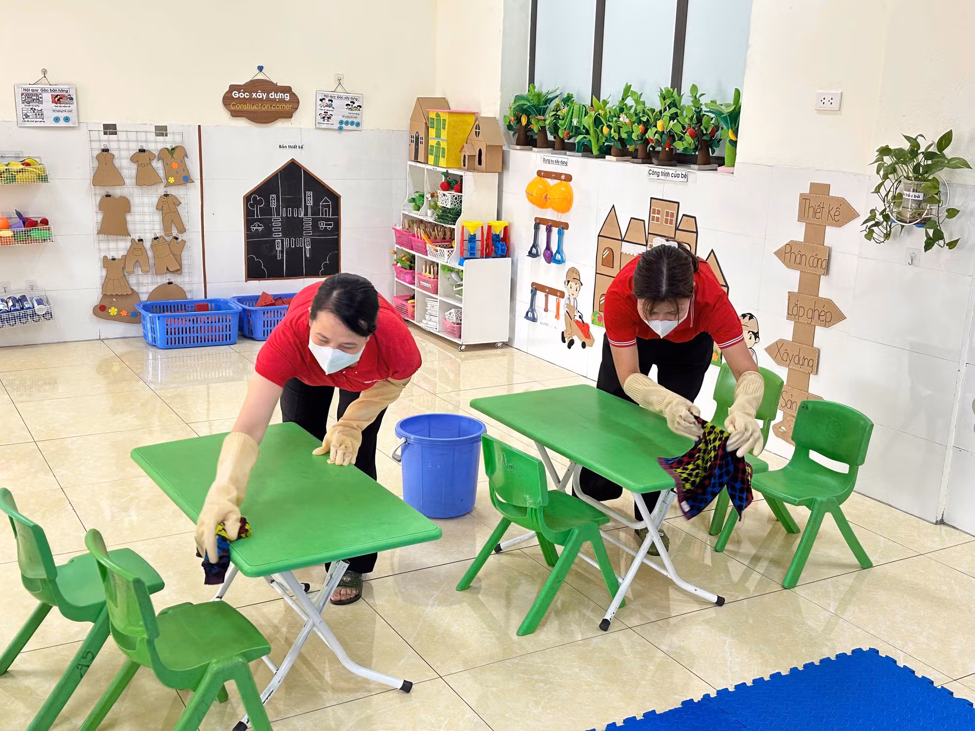 Hà Nội khử khuẩn 100% trường mầm non phòng bệnh tay chân miệng -0