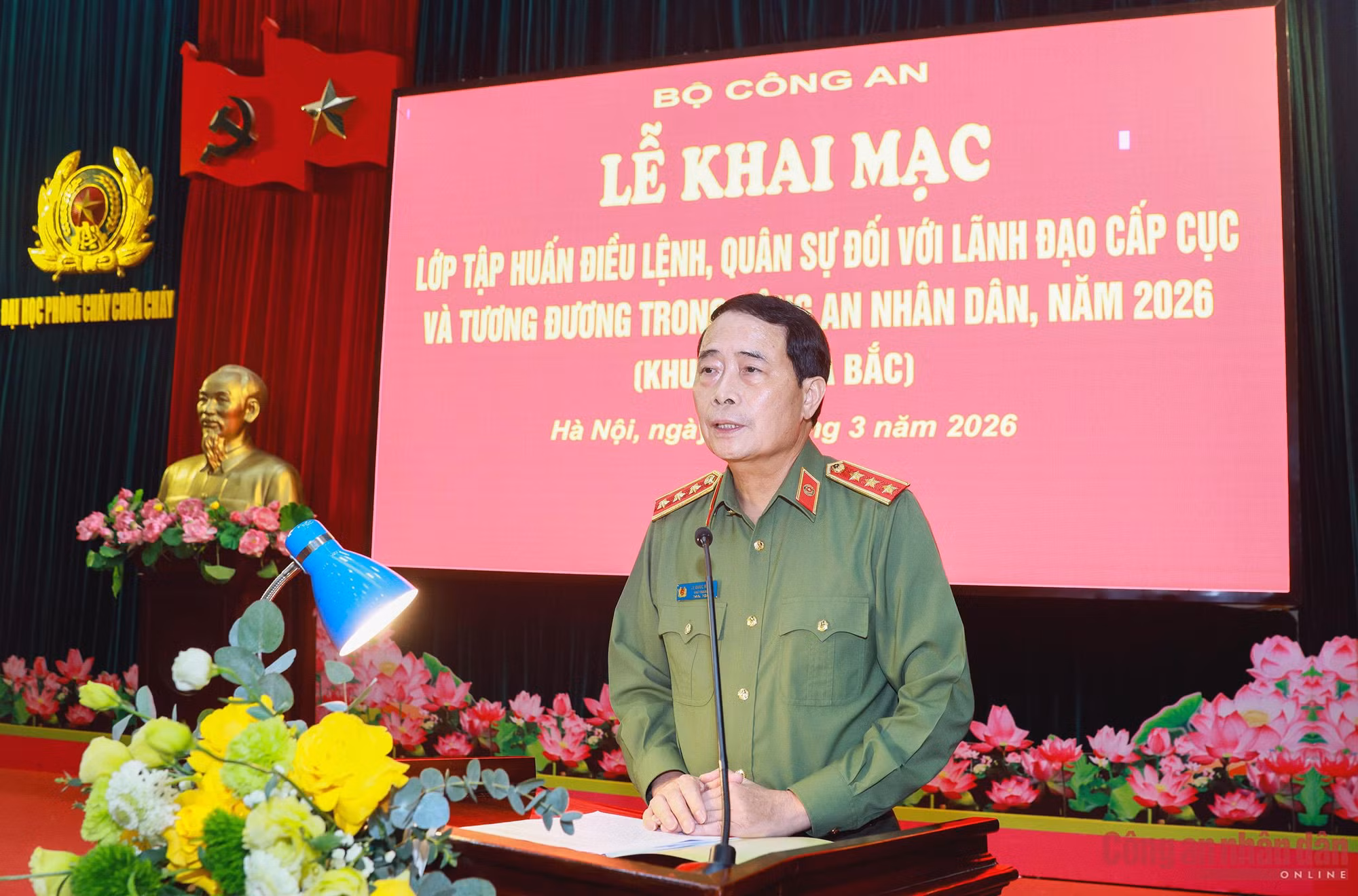 Nâng cao chất lượng công tác điều lệnh, quân sự, võ thuật trong Công an nhân dân -0
