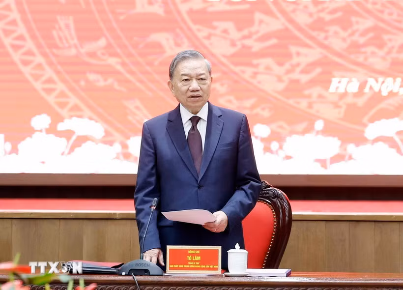 Tổng Bí thư Tô Lâm: Ban Thường vụ Thành ủy Hà Nội cần tiếp tục phát huy cao độ tinh thần làm việc quyết liệt -0
