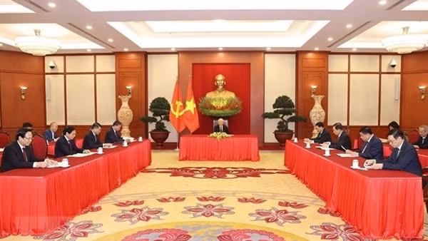 Tổng Bí thư Nguyễn Phú Trọng điện đàm cấp cao với Thủ tướng LB Đức