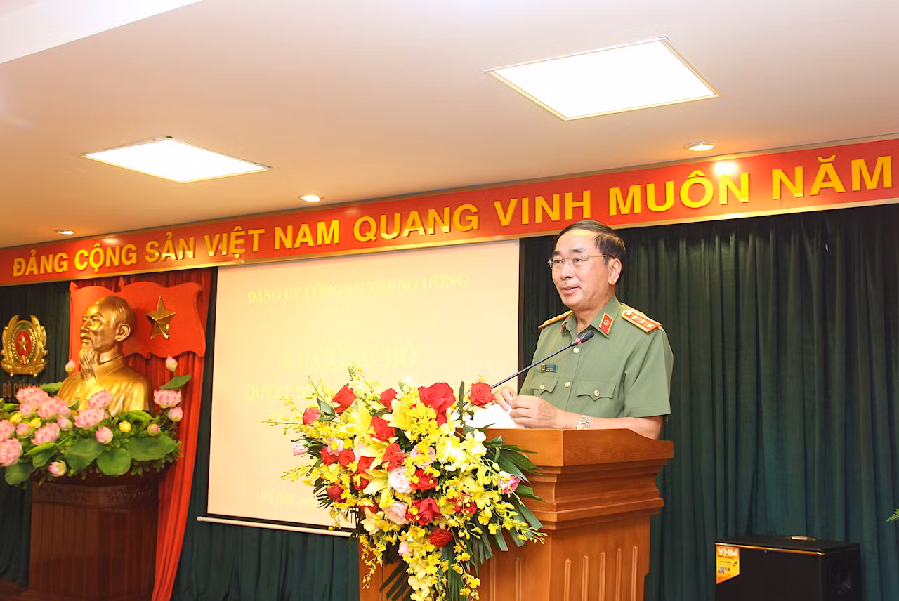 Công bố Phó Chủ nhiệm Thường trực Ủy ban Kiểm tra Đảng ủy Công an Trung ương -0