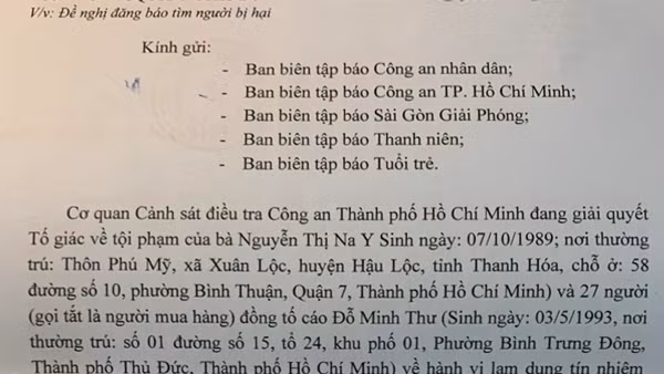 Truy tìm nữ sinh bị tố liên quan vụ chiếm đoạt tài sản của 28 khách hàng