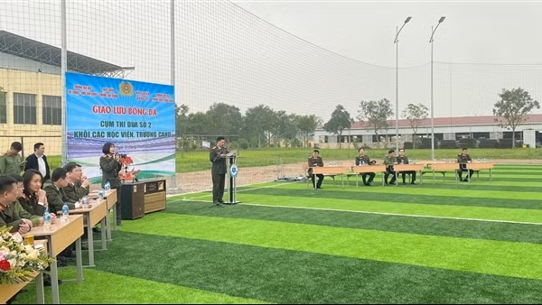 Giao lưu bóng đá Cụm thi đua số 2, khối các học viện, trường CAND