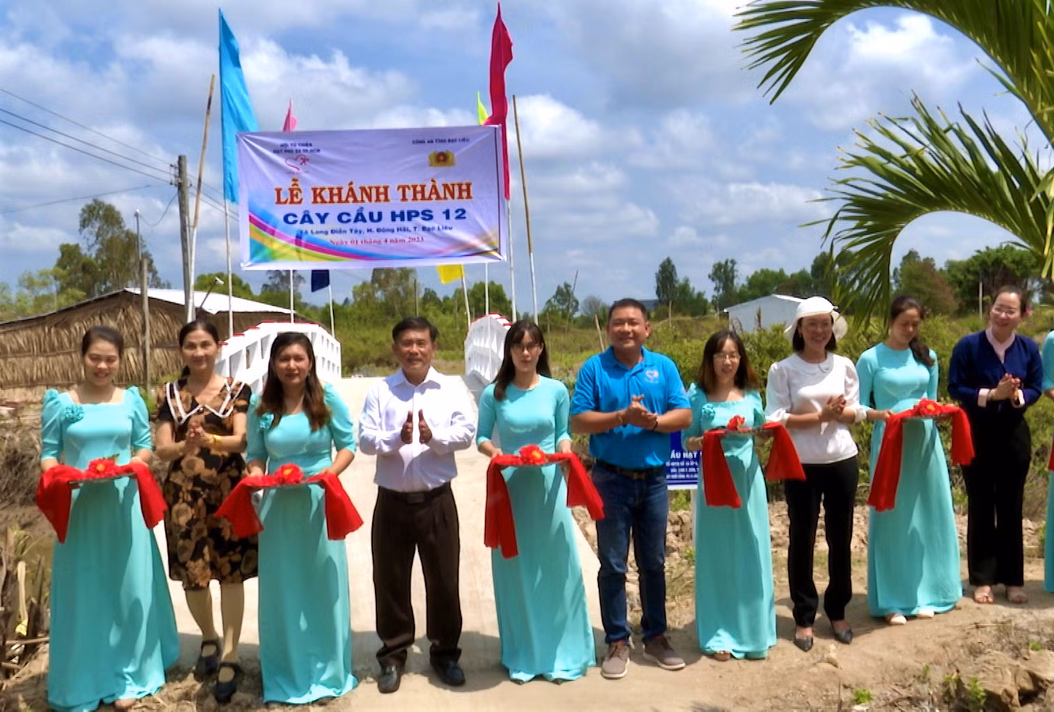 Công an Bạc Liêu khánh thành cầu nông thôn vùng căn cứ cách mạng -0