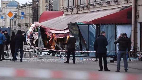 Nổ trong quán café ở St. Petersburg, phóng viên chiến trường Nga thiệt mạng