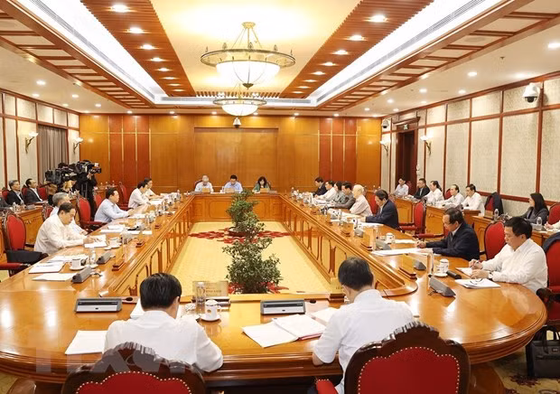 Tổng Bí thư Nguyễn Phú Trọng chủ trì cuộc họp Bộ Chính trị, Ban Bí thư -0