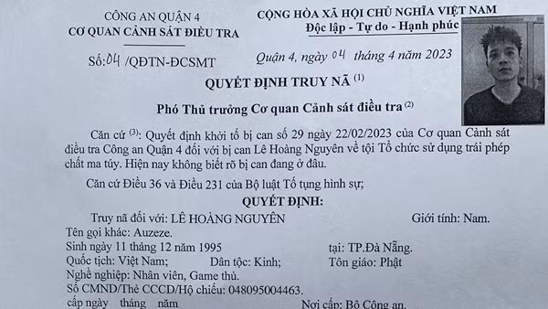 Truy nã “game thủ” tổ chức sử dụng ma túy tại căn hộ chung cư