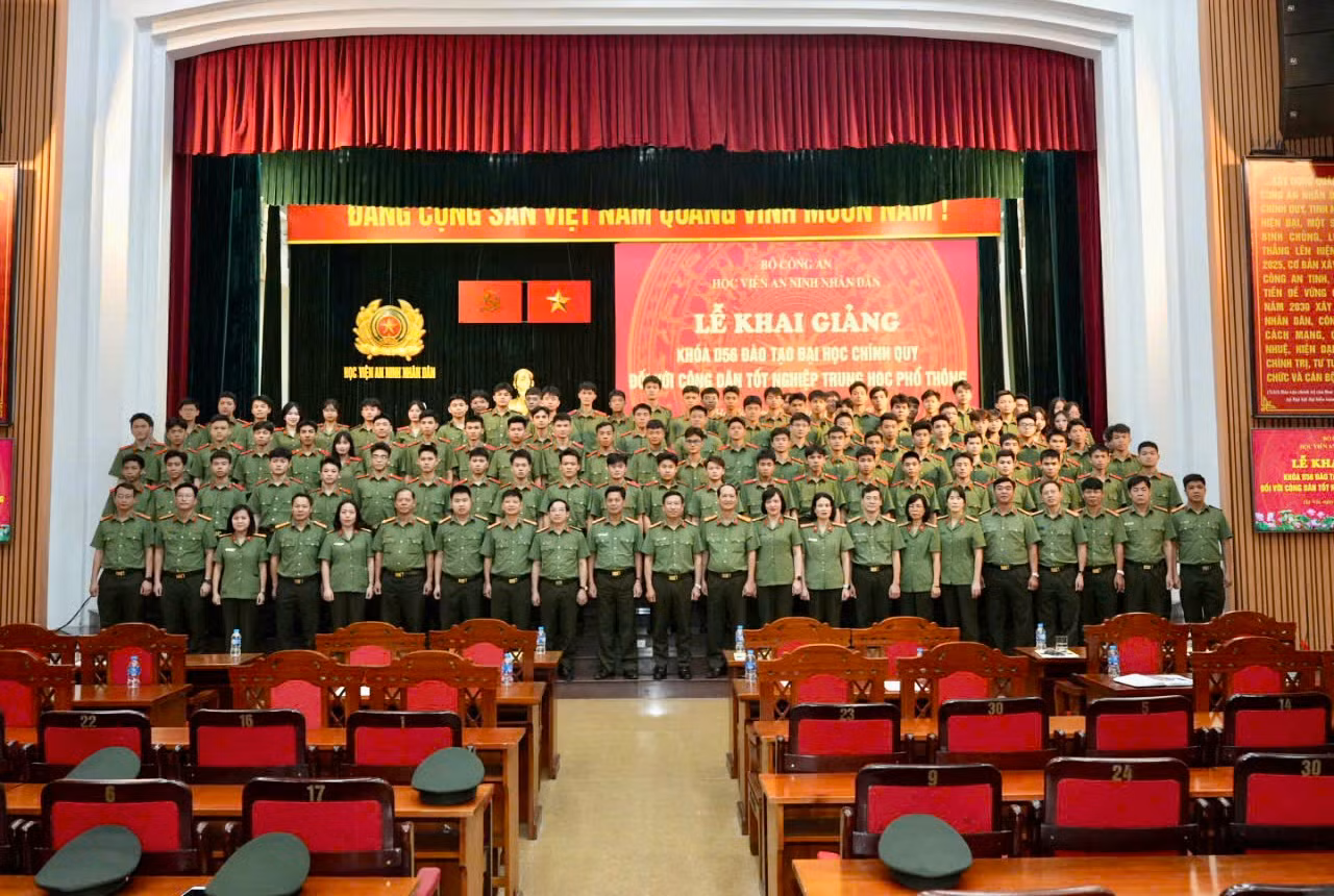 Học viện ANND khai giảng Khóa D56 đào tạo đại học chính quy -0