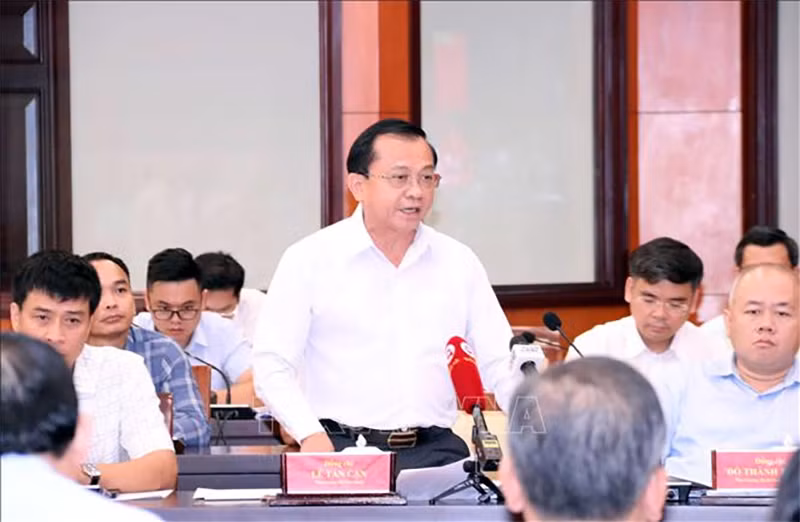 Chủ tịch Quốc hội Trần Thanh Mẫn làm việc với Ban Thường vụ Thành ủy TP Hồ Chí Minh -3