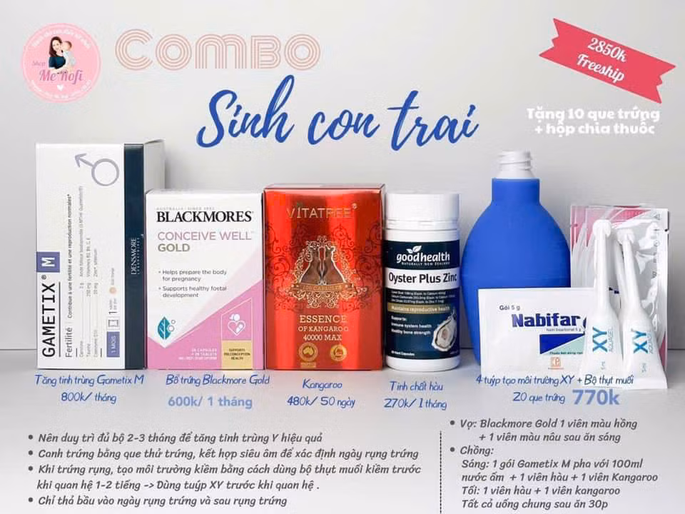 Láo nháo thực phẩm chức năng “sinh con trai theo ý muốn” -2