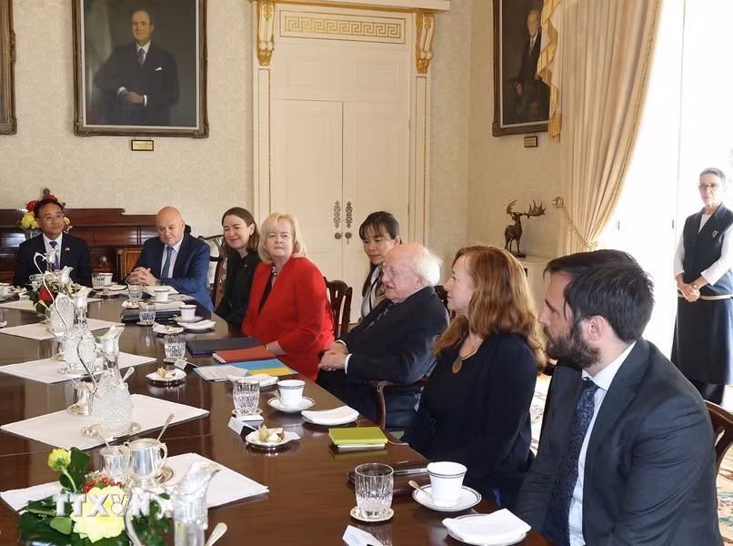 Tổng Bí thư, Chủ tịch nước Tô Lâm hội đàm với Tổng thống Ireland Michael Higgins -0