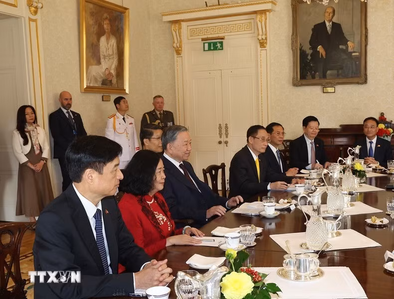 Tổng Bí thư, Chủ tịch nước Tô Lâm hội đàm với Tổng thống Ireland Michael Higgins -0