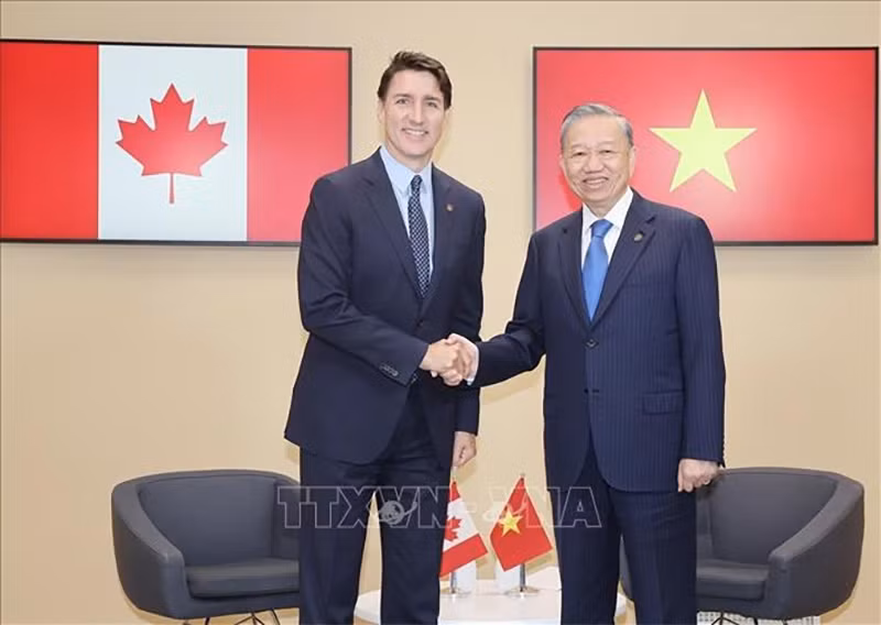 Tổng Bí thư, Chủ tịch nước Tô Lâm gặp các Thủ tướng Canada và Bỉ -0