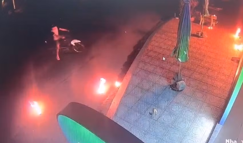 Hai giờ truy nóng, bắt giữ đối tượng ném bom xăng tại 3 cơ sở giao dịch ngân hàng -0