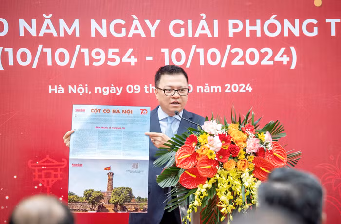 Triển lãm tương tác Cột cờ Hà Nội kỷ niệm 70 năm Ngày Giải phóng Thủ đô -0