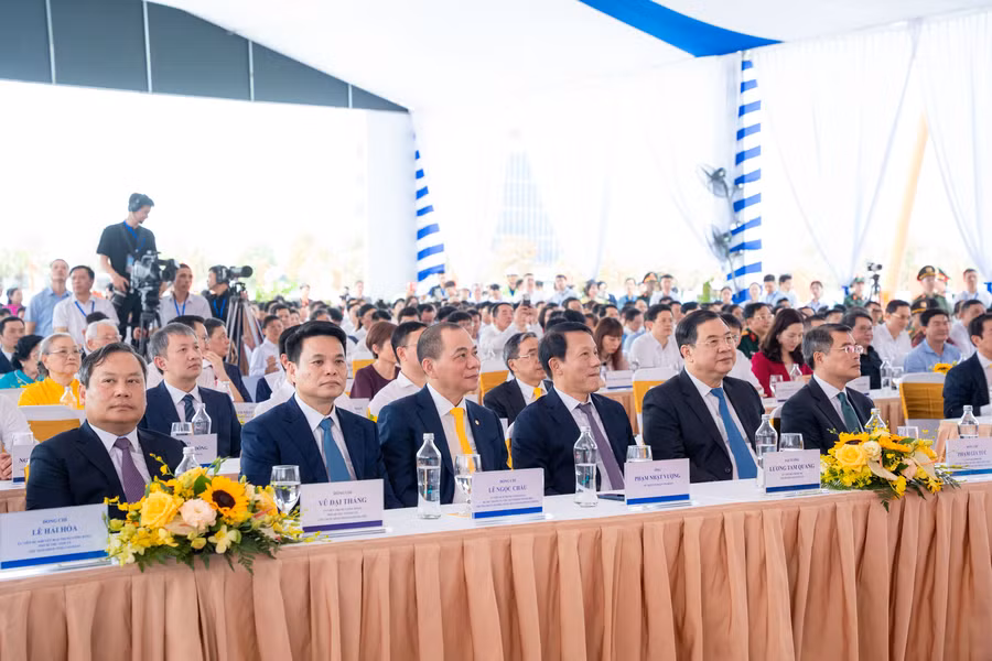 Thủ tướng Chính phủ Lê Minh Hưng dự lễ khởi công dự án tuyến đường sắt tốc độ cao Hà Nội-Quảng Ninh -0