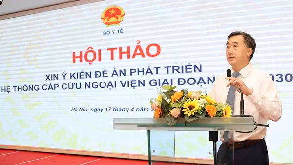 Hình thành hệ thống cấp cứu ngoại viện hiện đại, tiếp cận hiện trường nhanh nhất