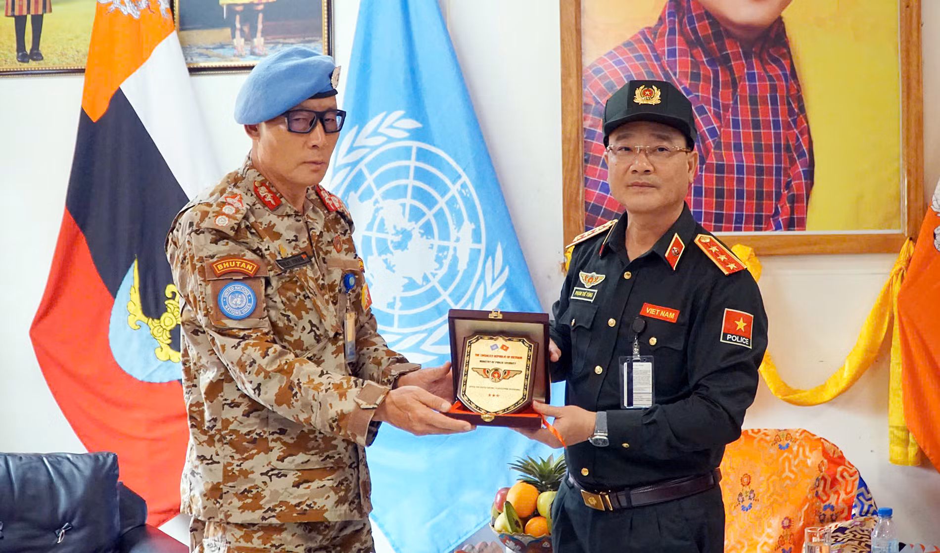 Thứ trưởng Phạm Thế Tùng thăm và làm việc với Đơn vị Cảnh sát Indonesia và Đội Phản ứng nhanh Bhutan -0