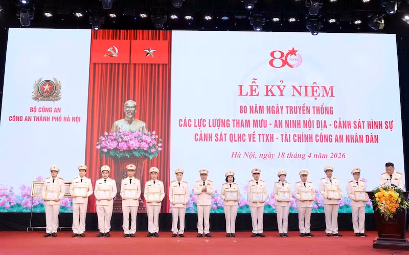 CATP Hà Nội trọng thể tổ chức Lễ kỷ niệm 80 năm Ngày truyền thống của 5 lực lượng nòng cốt -0