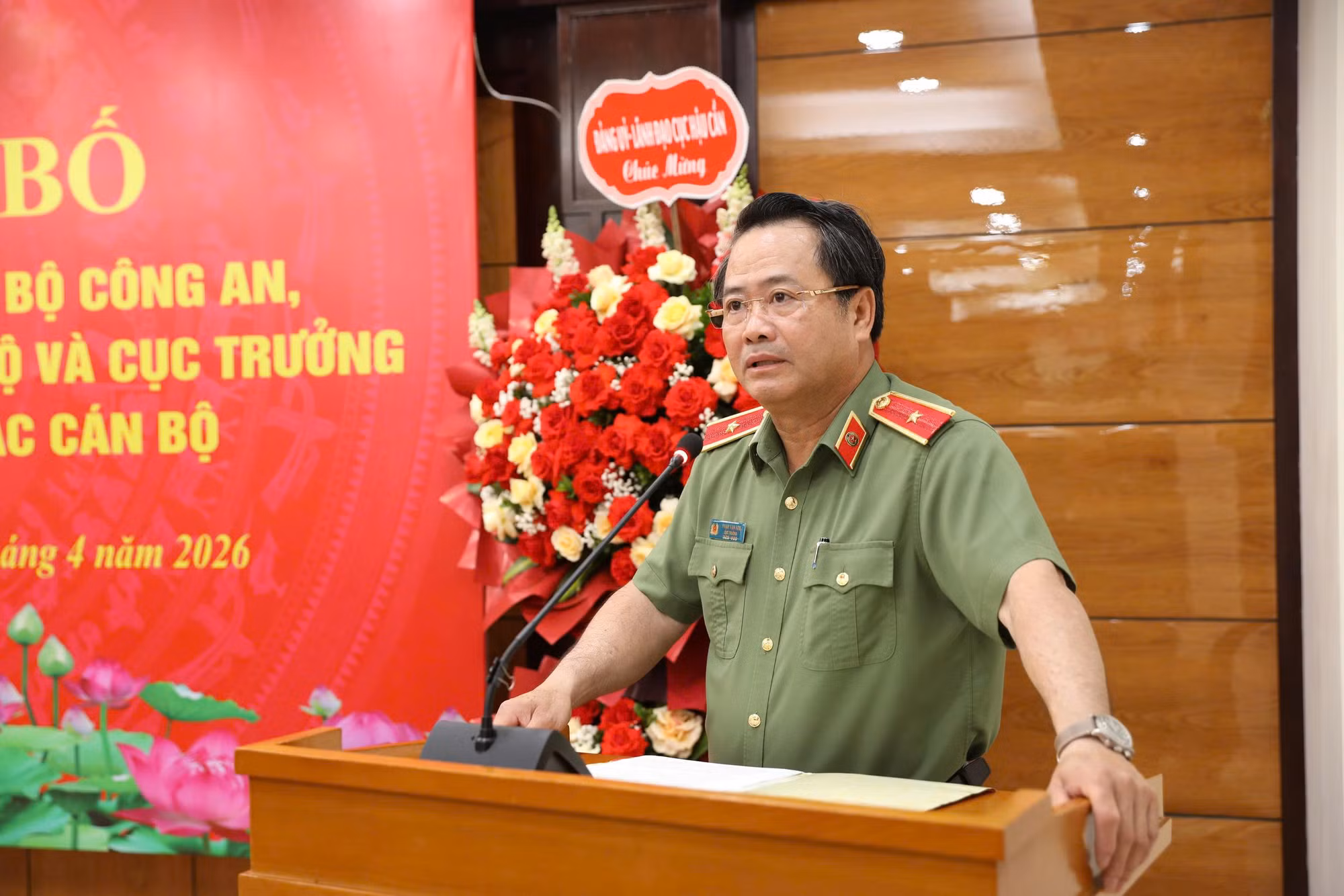 Cục Hậu cần tổ chức Lễ công bố các quyết định về công tác cán bộ -1
