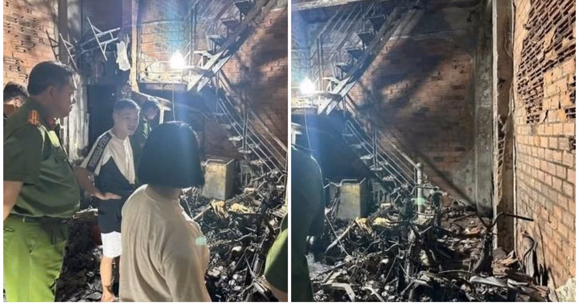 Vụ cháy nhà trọ 7 người thương vong: Cảnh sát nỗ lực băng mình vào khói lửa cứu 10 người -0