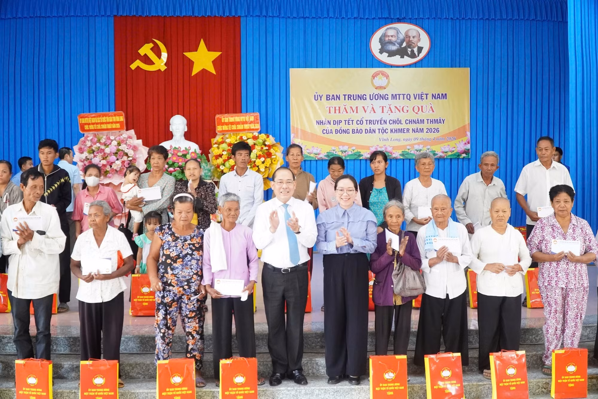 Đồng bào dân tộc Khmer vui mừng đón Tết cổ truyền Chôl Chnăm Thmây -0