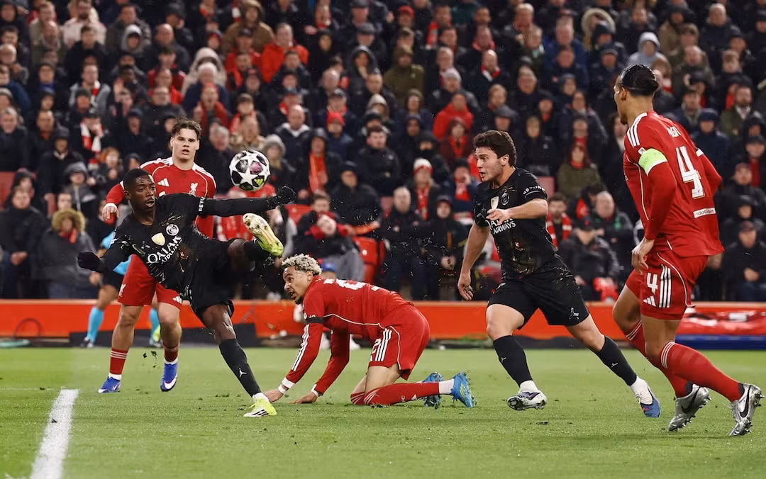 Hạ Liverpool ngay tại Anfield, PSG giành vé bán kết Champions League -0