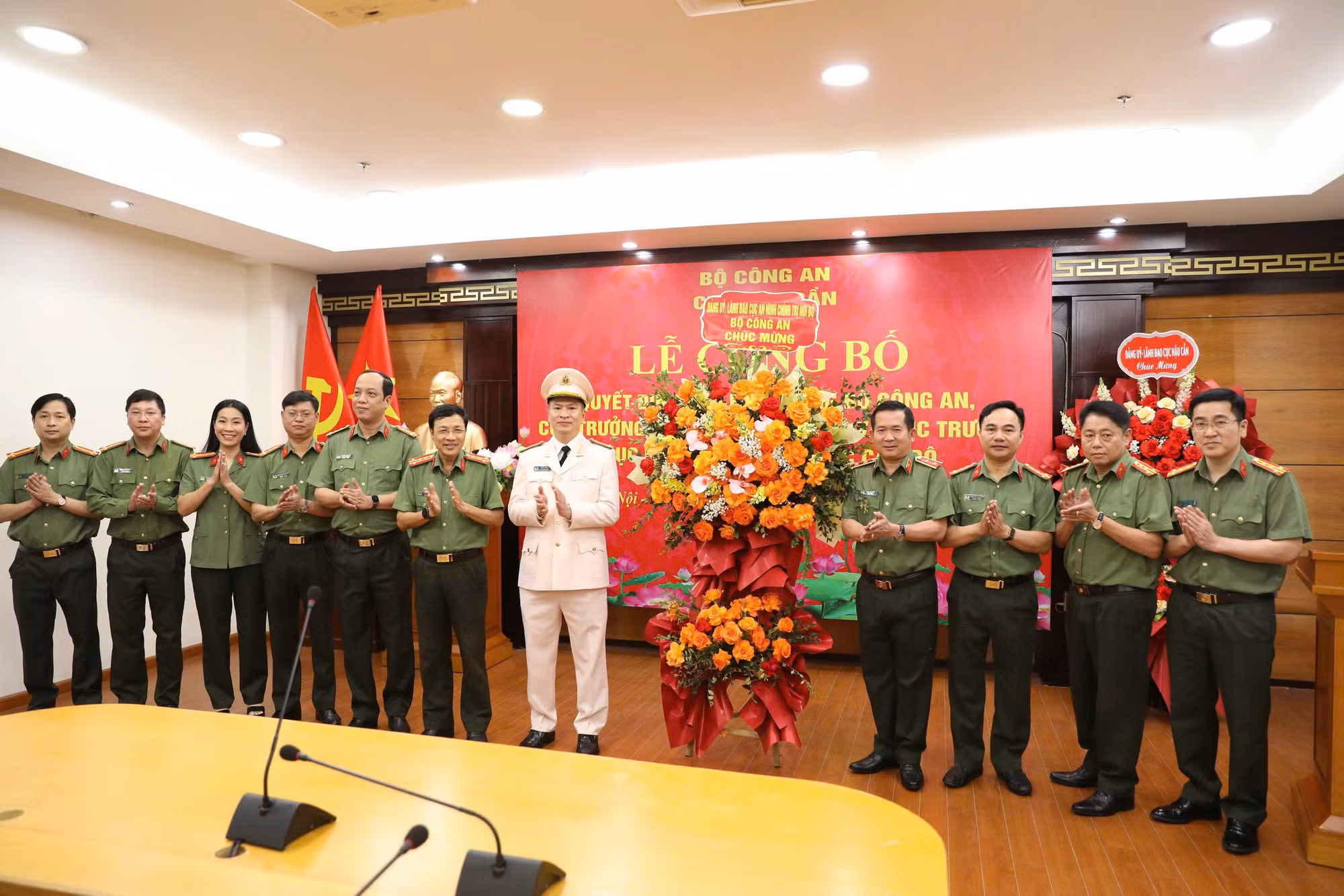 Cục Hậu cần tổ chức Lễ công bố các quyết định về công tác cán bộ -0