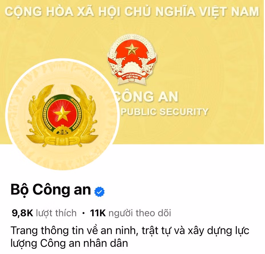 Ra mắt Fanpage của Bộ Công an trên mạng xã hội Facebook -0