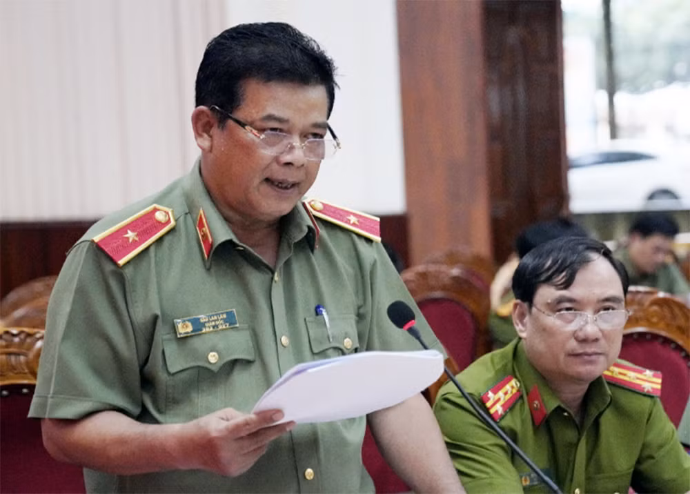 Thứ trưởng Lê Văn Tuyến thăm, làm việc tại Công an tỉnh Gia Lai -0