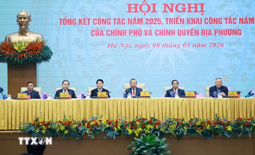 Hội nghị tổng kết năm 2025, triển khai công tác năm 2026 của Chính phủ và chính quyền địa phương -0