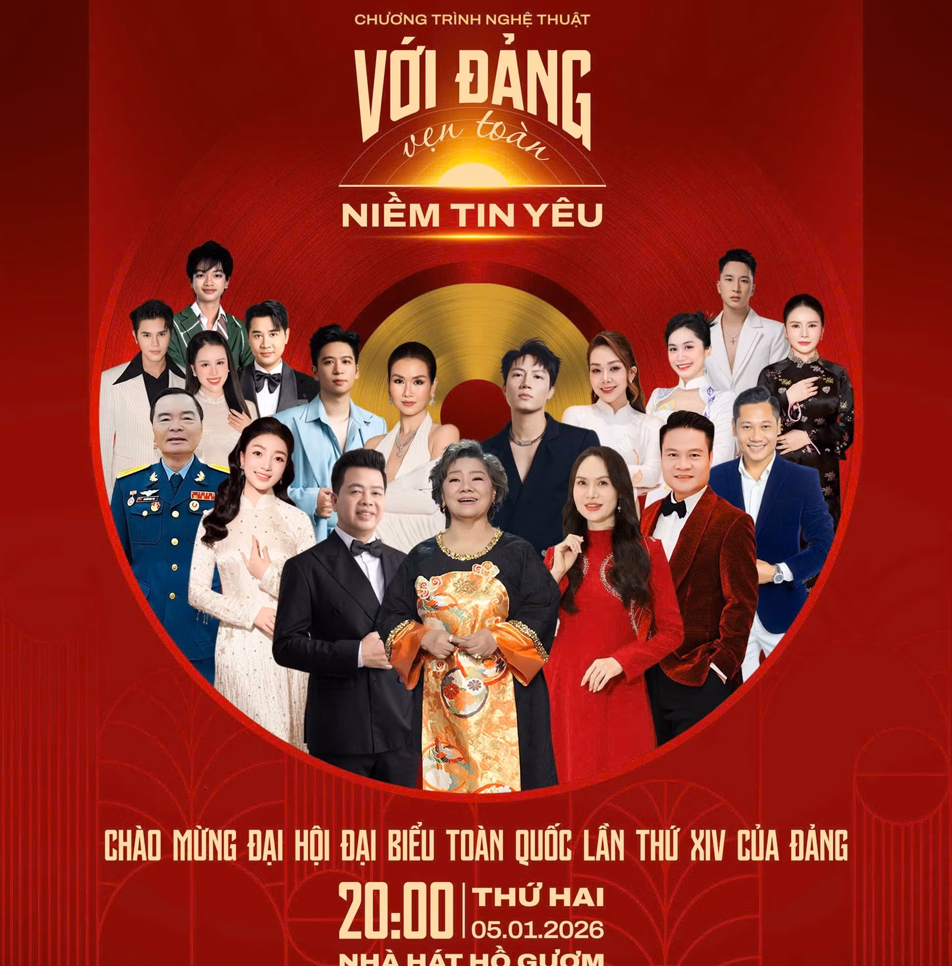Nghệ sĩ nổi tiếng trên sóng phát thanh hội ngộ trong chương trình “Với Đảng vẹn toàn niềm tin yêu” -0