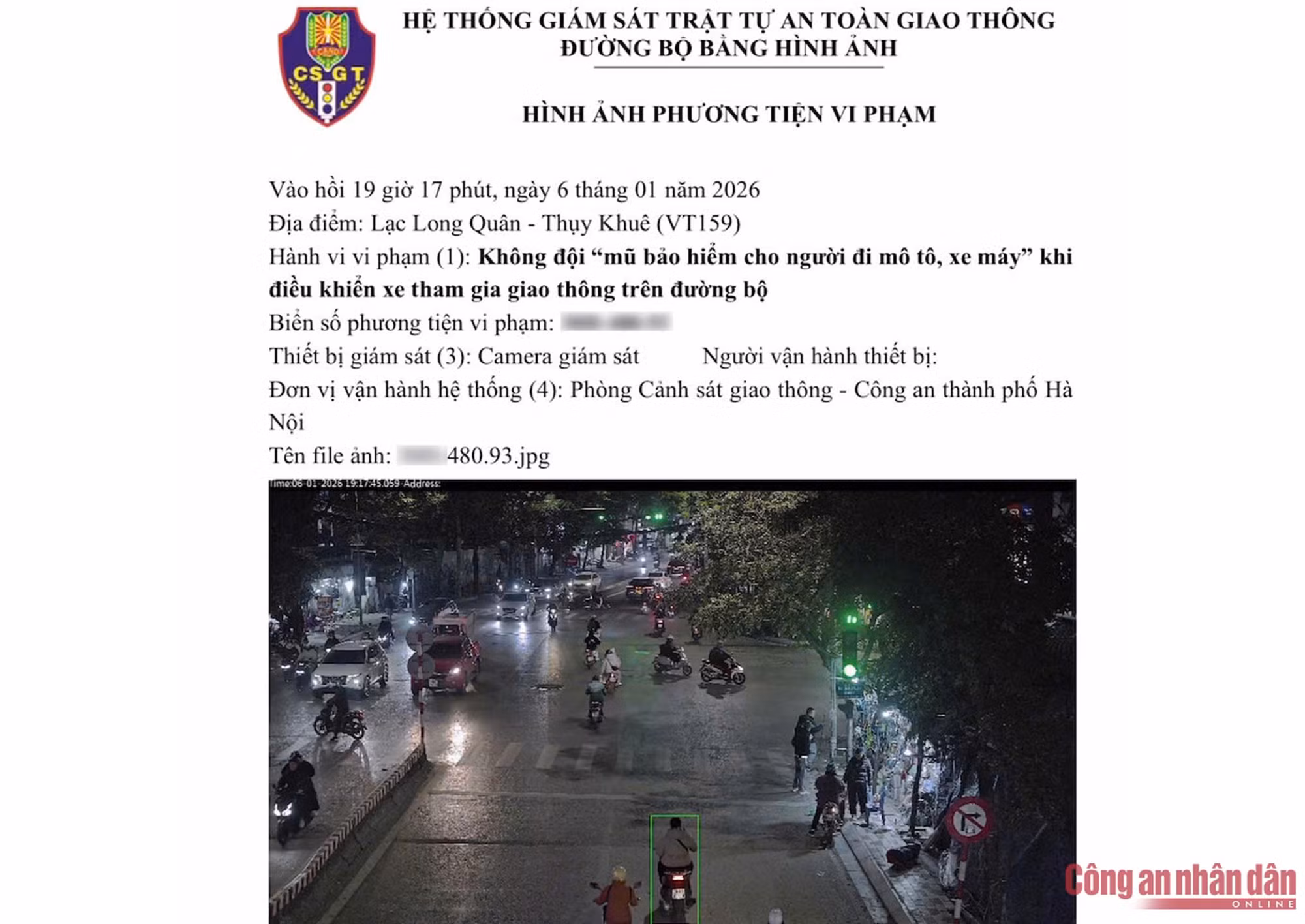 Người dân Hà Nội có thể nhận và nộp phạt nguội qua iHanoi ảnh 3 a.jpg -0