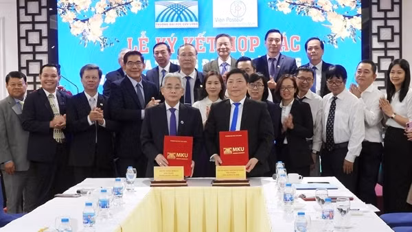 Trường Đại học Cửu Long hợp tác với Viện Pasteur TP Hồ Chí Minh