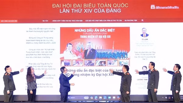 Ra mắt Chuyên trang "Đại hội đại biểu toàn quốc lần thứ XIV của Đảng" trên Báo điện tử Công an nhân dân