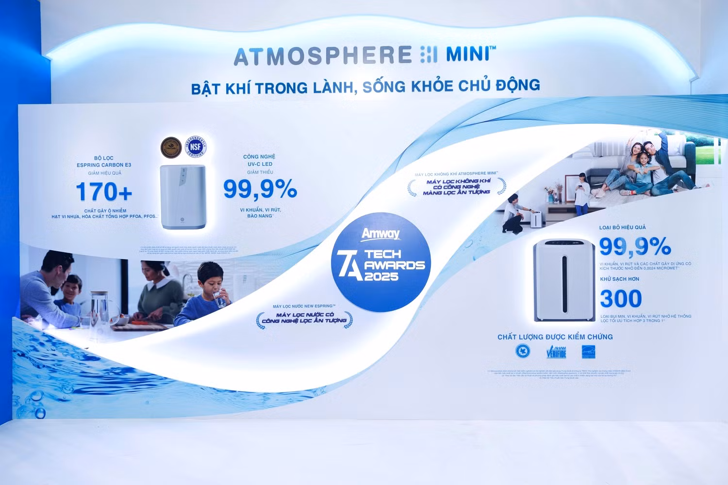 Amway lập cú “hattrick” với giải “Thương hiệu máy lọc nước nổi bật của năm” tại Tech Awards 2025 -0
