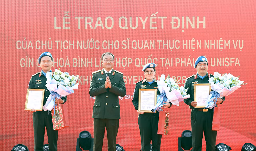 Bộ Công an cử thêm các sĩ quan thực hiện nhiệm vụ tại phái bộ UNISFA -0