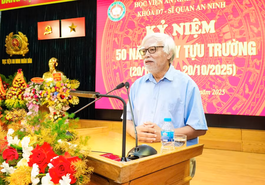 Khóa D7, Học viện ANND kỷ niệm 50 năm ngày tựu trường -0