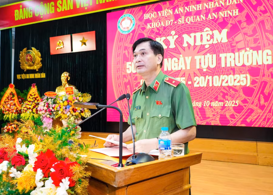 Khóa D7, Học viện ANND kỷ niệm 50 năm ngày tựu trường -0