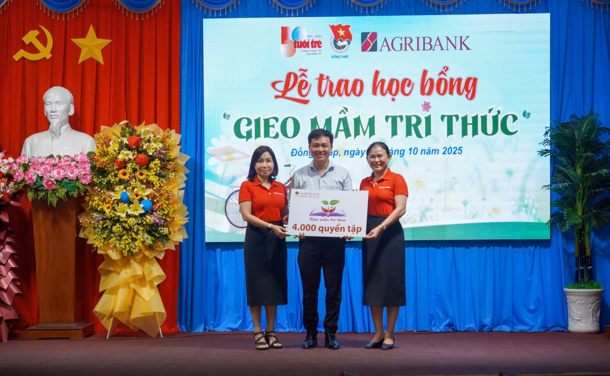 Agribank Chi nhánh Phú Nhuận trao học bổng “Gieo mầm tri thức” -0