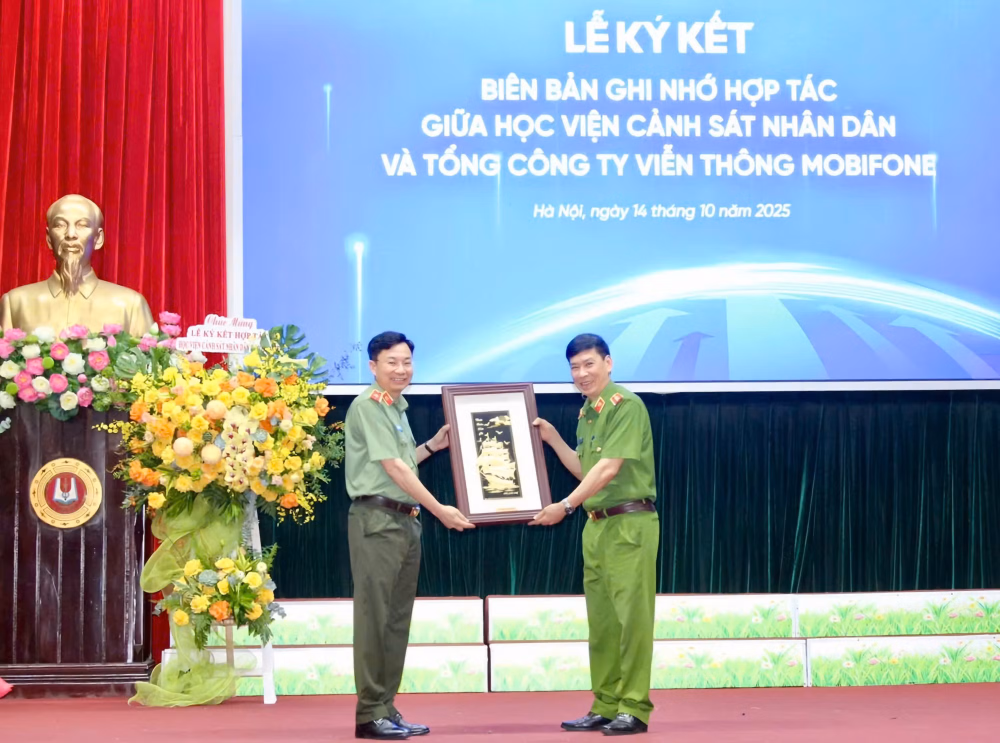 MobiFone và Học viện Cảnh sát nhân dân ký kết Biên bản ghi nhớ hợp tác toàn diện -0