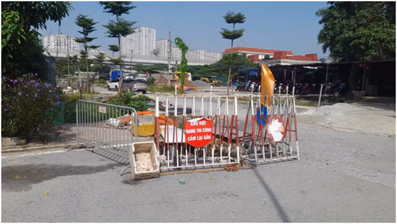 Chủ đầu tư khẩn trương khắc phục sự cố sụt lún&nbsp;tại khu vực Trần Cung -0