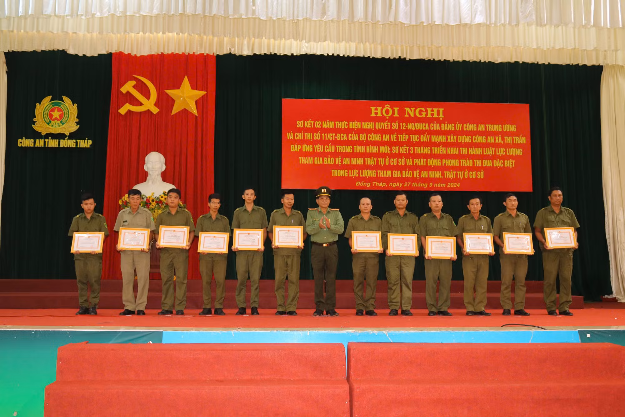 Đồng Tháp xây dựng lực lượng Công an xã, thị trấn vững mạnh toàn diện -0