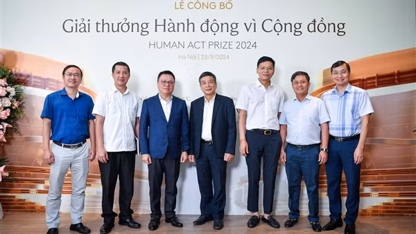 Công bố Giải thưởng Hành động vì Cộng đồng - Human Act Prize năm 2024