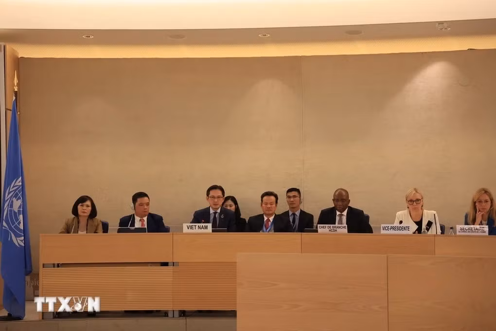 Hội đồng Nhân quyền LHQ thông qua kết quả Báo cáo UPR chu kỳ IV của Việt Nam -0