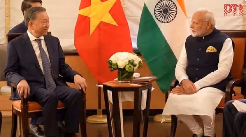 Tổng Bí thư, Chủ tịch nước Tô Lâm tiếp Thủ tướng Ấn Độ Narendra Modi -0