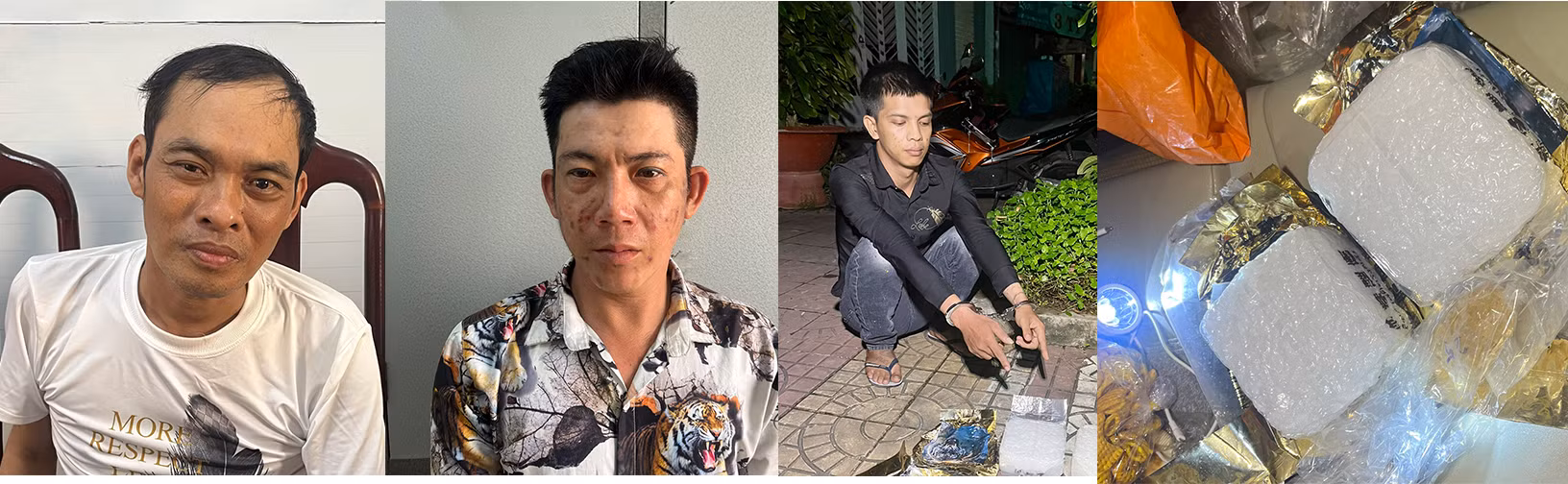 Bắt băng tội phạm vận chuyển 2 kg “hàng đá” trong đêm -0