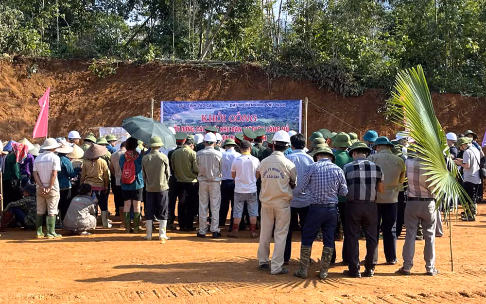 Khởi công xây dựng khu tái định cư thôn Làng Nủ -0