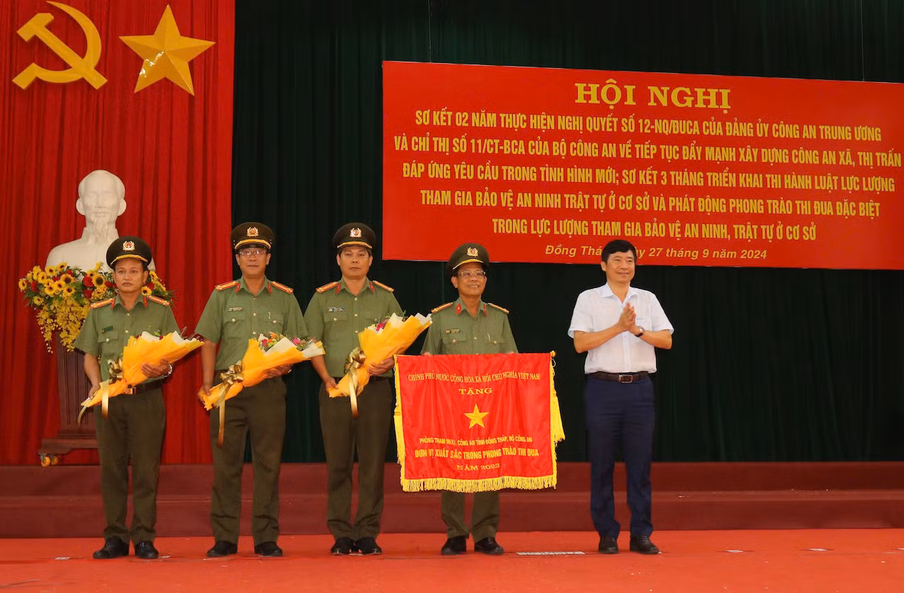 Đồng Tháp xây dựng lực lượng Công an xã, thị trấn vững mạnh toàn diện -0